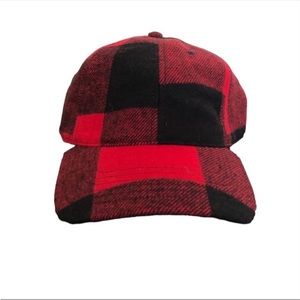 Buffalo Plaid Slide Back Hat Outdoors Gorpcore Winter Gift Woodland Unisex Retro